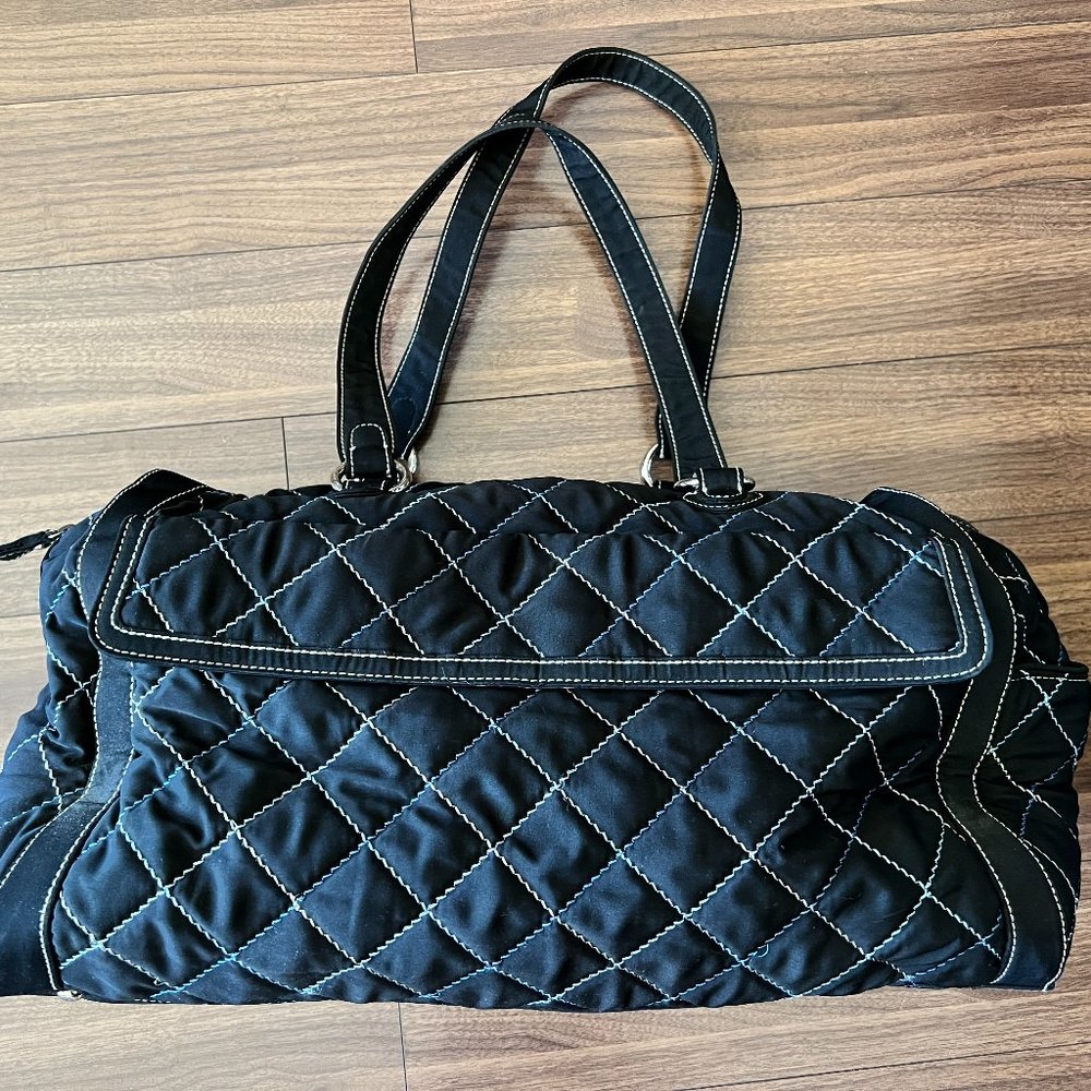 Vera Bradley Quilted Weekender Overnight Duffel Bag